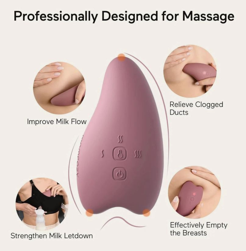 Lactation Comfort Massager with Heat & Vibration