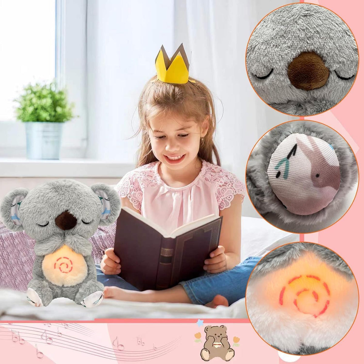 LittleNesti™ Calming Koala Plush Sleep Buddy