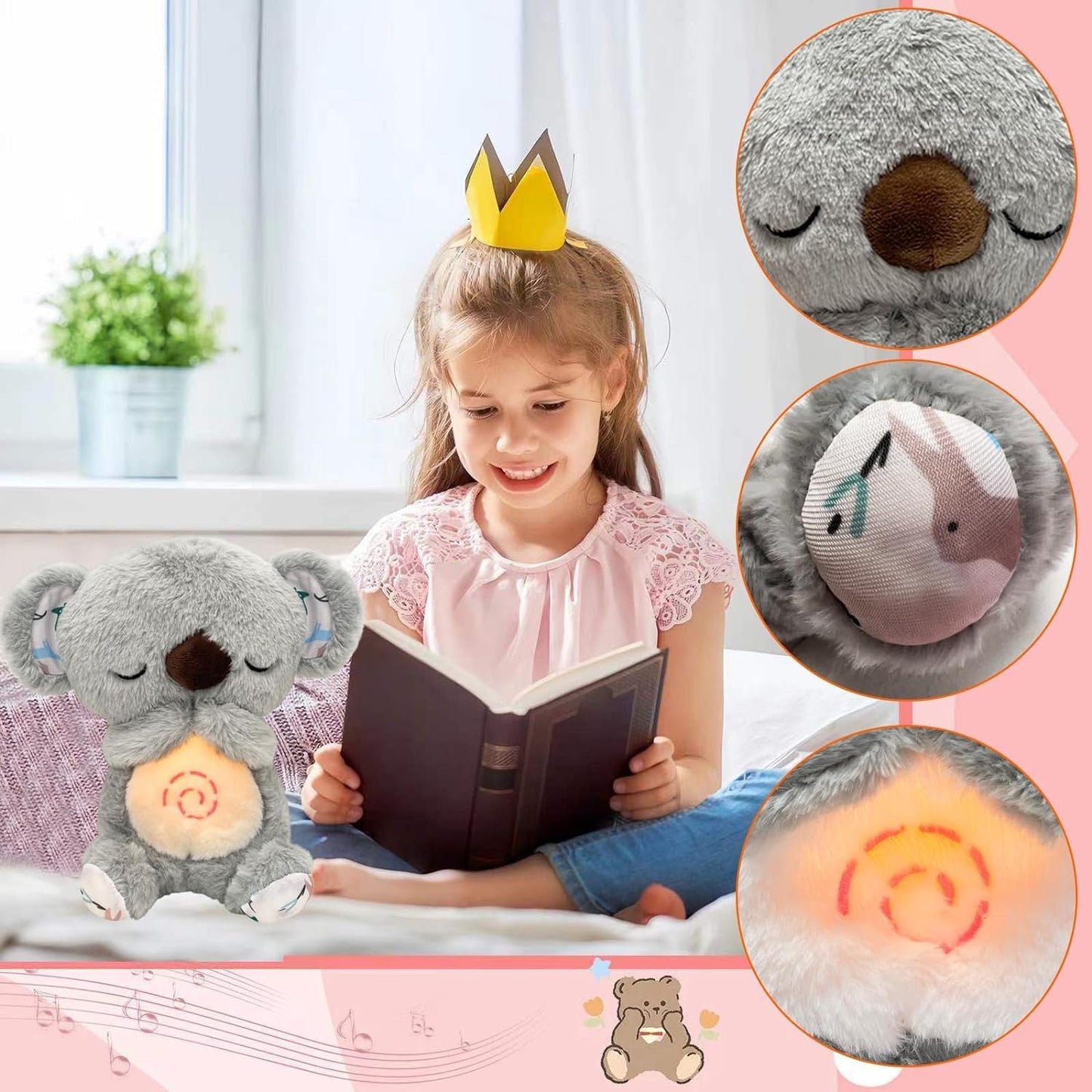 LittleNesti™ Calming Koala Plush Sleep Buddy