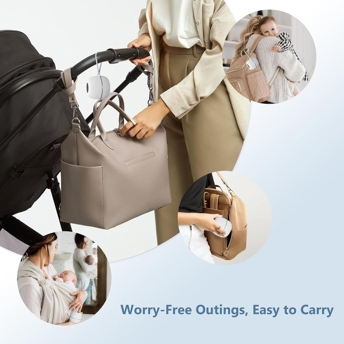 LittleNesti™ Portable UV-C Pacifier Sanitizer