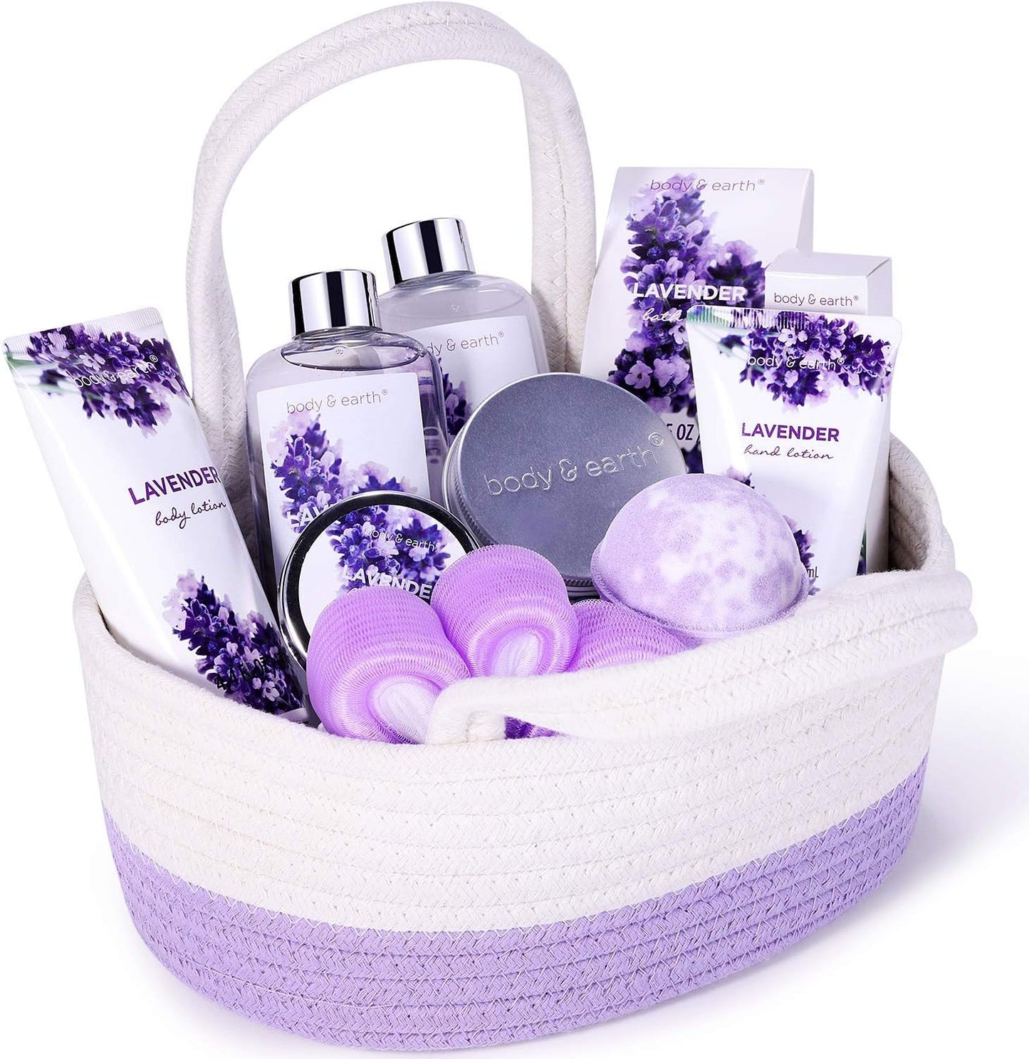 Lavender Postpartum Retreat Gift Basket