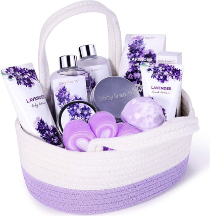 Lavender Postpartum Retreat Gift Basket