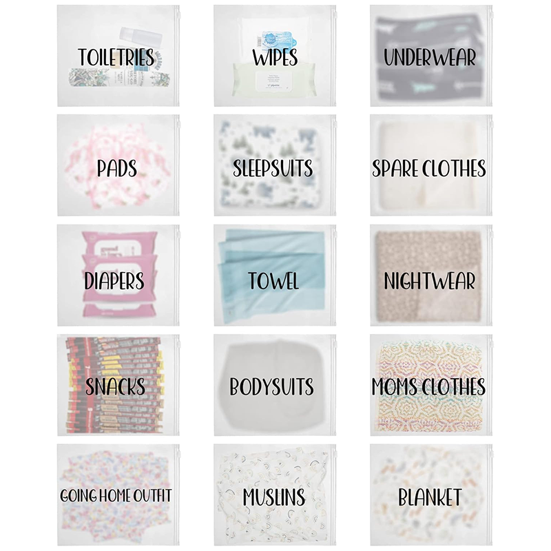 LittleNesti™ Hospital Essentials Storage Bag – Organised & Accessible