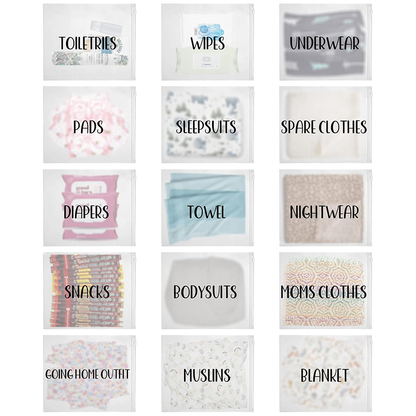 LittleNesti™ Hospital Essentials Storage Bag – Organised & Accessible