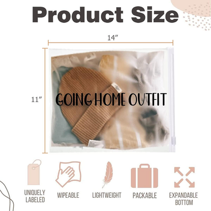 LittleNesti™ Hospital Essentials Storage Bag – Organised & Accessible