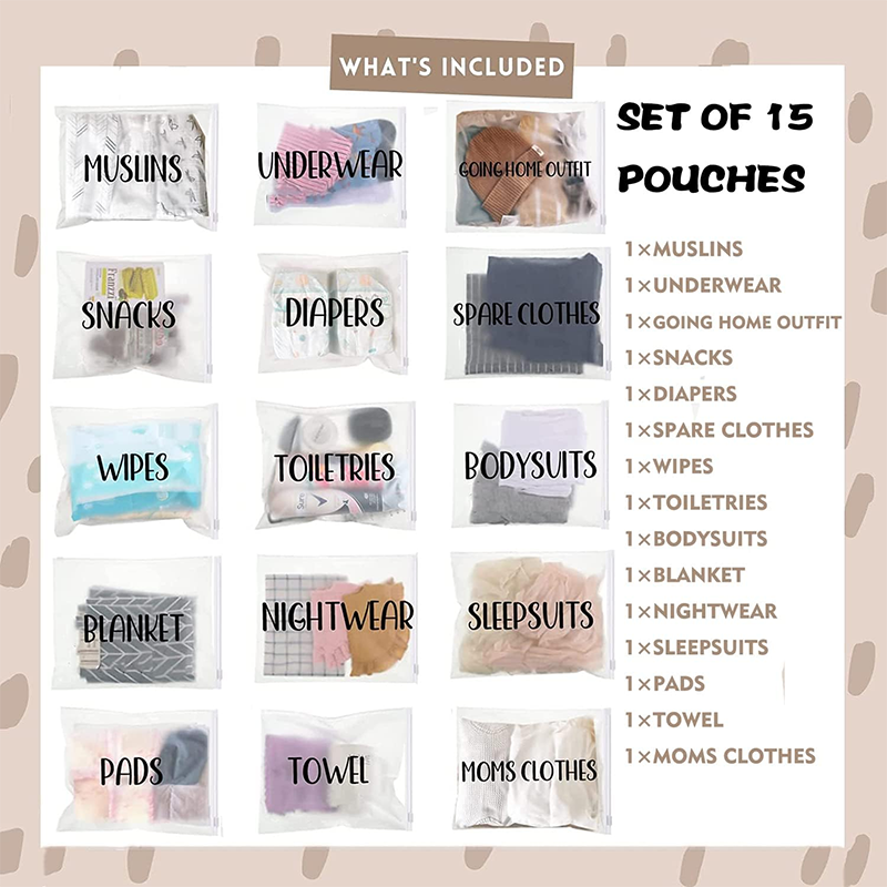 LittleNesti™ Hospital Essentials Storage Bag – Organised & Accessible