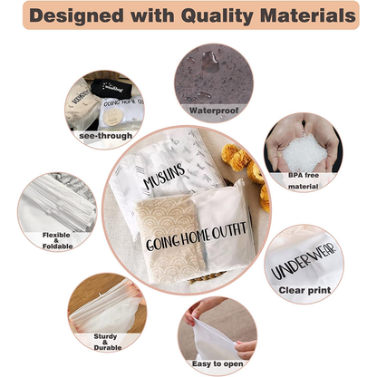 LittleNesti™ Hospital Essentials Storage Bag – Organised & Accessible